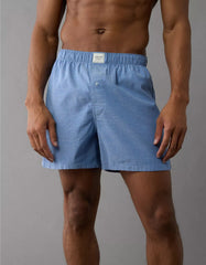 AMERICAN EAGLE MEN'S STRETCH BOXER SHORT | LIGHT BLUE