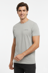 DIESEL MEN’S CLASSIC LOGO T-SHIRT- PREMIUM GREY
