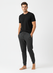 NIELSSON PREMIUM MEN’S CHARCOAL JOGGER TROUSER – SOFT COTTON BLEND