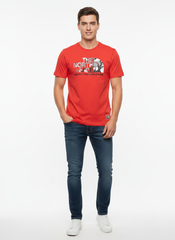 THE NORTH FACE MEN’S CLASSIC LOGO T-SHIRT | RED