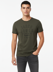 JACK & JONES MEN’S PREMIUM T-SHIRT | OLIVE GREEN