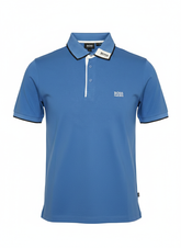 HUGO BOSS PREMIUM POLO SHIRT FOR MEN | BLUE