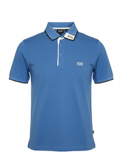 HUGO BOSS PREMIUM POLO SHIRT FOR MEN | BLUE