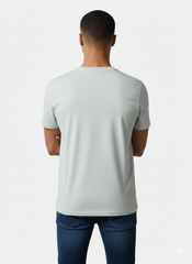 G-STAR RAW MEN'S PREMIUM COTTON CREW NECK T-SHIRT | LIGHT GREY