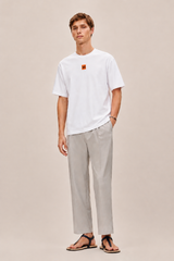 HERMES PARIS T-SHIRT LUXURY MERCERIZED COTTON | WHITE