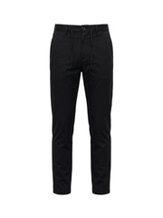 GOODFELLOW SLIM FIT DRAWSTRING COTTON PANTS FOR MEN SMART CASUAL TROUSER | BLACK