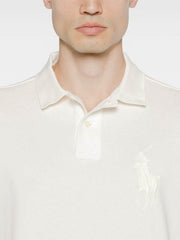 RALPH LAUREN - CLASSIC SLIM FIT BIG PONY MESH POLO SHIRT | WHITE