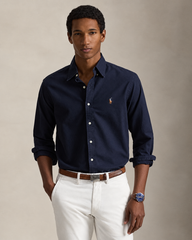 POLO RALPH LAUREN CASUAL SLIM FIT OXFORD SHIRT | NAVY BLUE