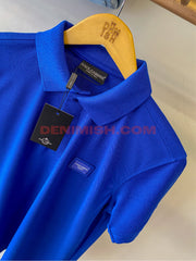 DOLCE & GABBANA MEN SLIM FIT CLASSIC POLO SHIRT | BLUE