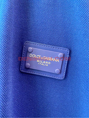 DOLCE & GABBANA MEN SLIM FIT CLASSIC POLO SHIRT | BLUE