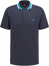 HUGO BOSS COTTON PHILLIPSON 101 POLO SHIRT SLIM FIT | NAVY