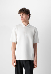 HUGO BOSS STRETCH-COTTON POLO SHIRT | WHITE
