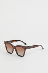 H&M POLARIZED SUNGLASSES | BROWN/TORTOISESHELL PATTERND