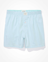 AMERICAN EAGLE MEN'S STRETCH BOXER SHORT | LIGHT GREEN