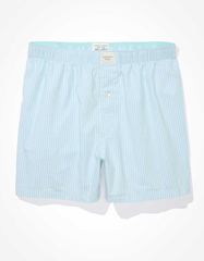 AMERICAN EAGLE MEN'S STRETCH BOXER SHORT | LIGHT GREEN
