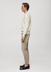 MANGO JEANS SAMMY TAPERED SLIM FIT | SAND