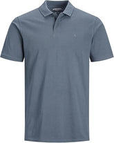 JACK & JONES PLAIN POLO SHIRT | LIGHT GRAY