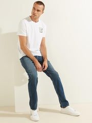 GUESS BEAST BURGER REGUALR FIT T-SHIRT | WHITE