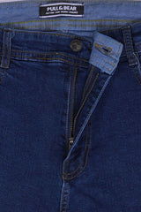 PULL & BEAR SLIM FIT DENIM JEANS | DARK BLUE