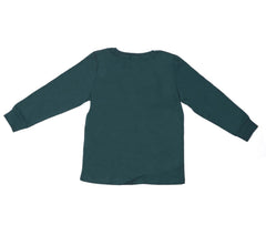 LITTLE KIDS-BTS LOGO-LOG SLEEVE | T-SHIRT | D GREEN