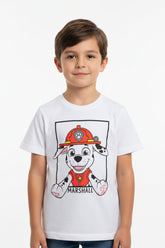 N.I.C.K.E.L.O.D.E.O.N BY N.E.X.T | BOY'S-MARSHALL CHARACTERS | T-SHIRT | WHITE
