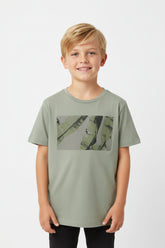YOUTH-KIDS-CREW NECK-FLEXIBLE T SHIRT | LIGHT GREEN