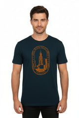WHAT'S TODAY-PRINTED WILLIS TOWER | T-SHIRT | DARK GREEN