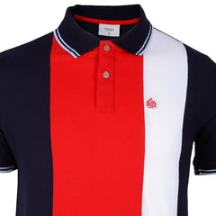 SPRINGFIELD. SLIM FIT-MENS STRIPS POLO | BLACK