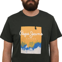 PEPE JEANS LONDON-OLDWIVE REFULAR FIT-T-SHIRT | GREEN
