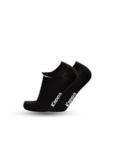 KAPPA- 3 PAIRS OF HALF SOCKS MAN-WOMAN-UNISEX | BLACK