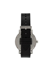 HUGO BOSS black leather strap watch for men