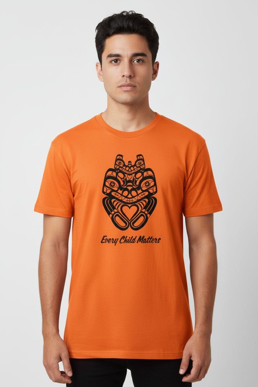 Indigenous Every Child Matters Orange T-Shirt for kids – Soft cotton baby tee, perfect for boys & girls. Shop now for high-quality indigenous t-shirts in Pakistan.