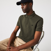LACOSTE SLIM FIT PARIS STRETCH PIQUE POLO SHIRT | DARK GREEN