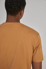 SPRINGFIELD CLASSIC BIKER LUST LOGO CREW NECK T-SHIRT | DK MUSTARD
