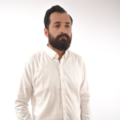 ZARA-MENS PREMIUM-SLIM FIT-CASUAL-COTTON-SHIRT | WHITE