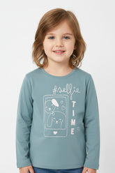 Trendy Sfera Selfie T-Shirt for kids & baby girls – Soft cotton, stylish fit, and perfect for everyday wear. Grab this must-have Sfera tee in Pakistan now!