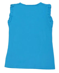 Zara Baby Girls Printed Cotton T-Shirt in Blue – Soft, breathable cotton tee for little girls. Stylish & comfortable for everyday wear. Shop baby t-shirts now!
