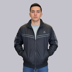 Adidas reversible winter jacket black two side wear - Handpicked Pakistan
