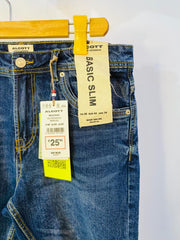 ALCOTT BERMUDA BASIC SLIM MEN SHORTS | DENIM BLUE