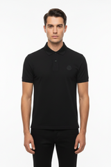 MONCLER - LUXE POLO SHIRT | BLACK