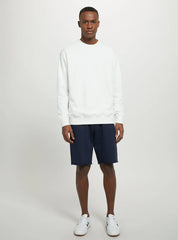 ALCOTT Cotton Bermuda Shorts - Navy Blue for men, stylish & comfy.
