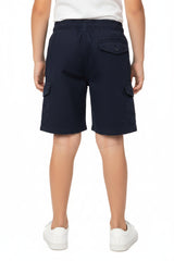 navy blue kids cargo shorts – durable, comfy, and stylish.