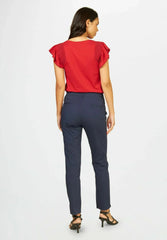 CONBIPEL SMOCK STICH - PRINT T- SHIRT | RED