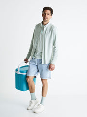 CELIO-REGULAR FIT-BACOFORD COTTON SHIRT | GREEN