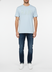 G-STAR RAW MEN’S PREMIUM LOGO T-SHIRT | LIGHT BLUE