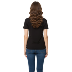 S.OLIVER BE NICE TO THE PLANET PRINT WOMEN T-SHIRT | BLACK