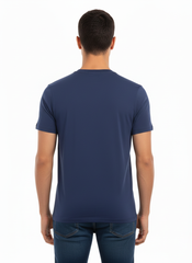 DIESEL MEN’S PREMIUM CREW NECK T-SHIRT NAVY BLUE