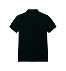 PRADA PIQUE MEN'S PLAIN TRIANGLE LOGO POLO | NAVY