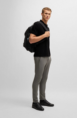 HUGO BOSS PADDY STRETCH-COTTON POLO SHIRT | BLACK