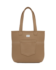 UPCYCLING PREMIUM WOOL TOTE BAG | CAMEL